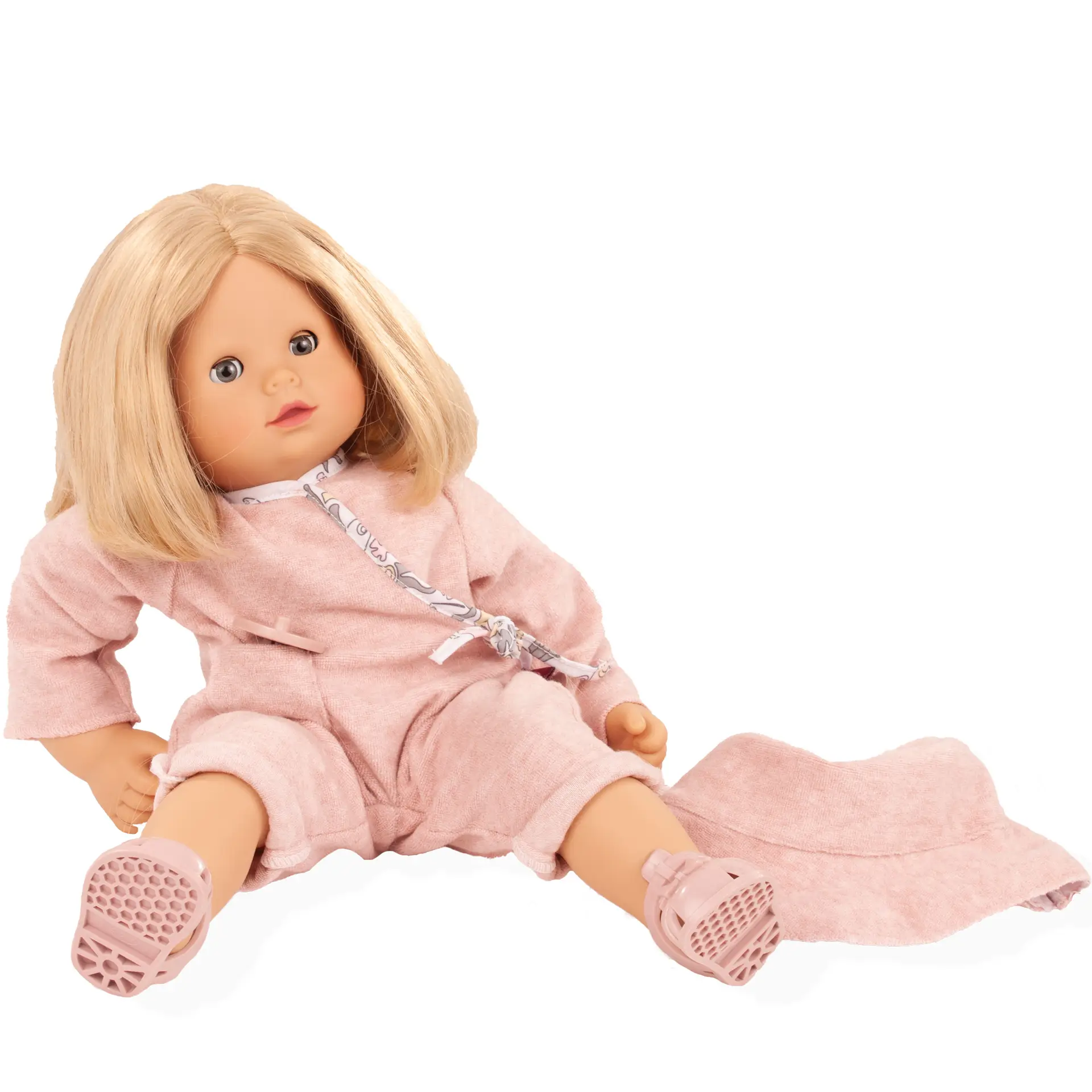 maxy-muffin-schmetterling-babypuppe-goetz-hut-sommeranzug-schnuller-sandalen-blond-pagenkopf-schlafaugen-blaue-augen
