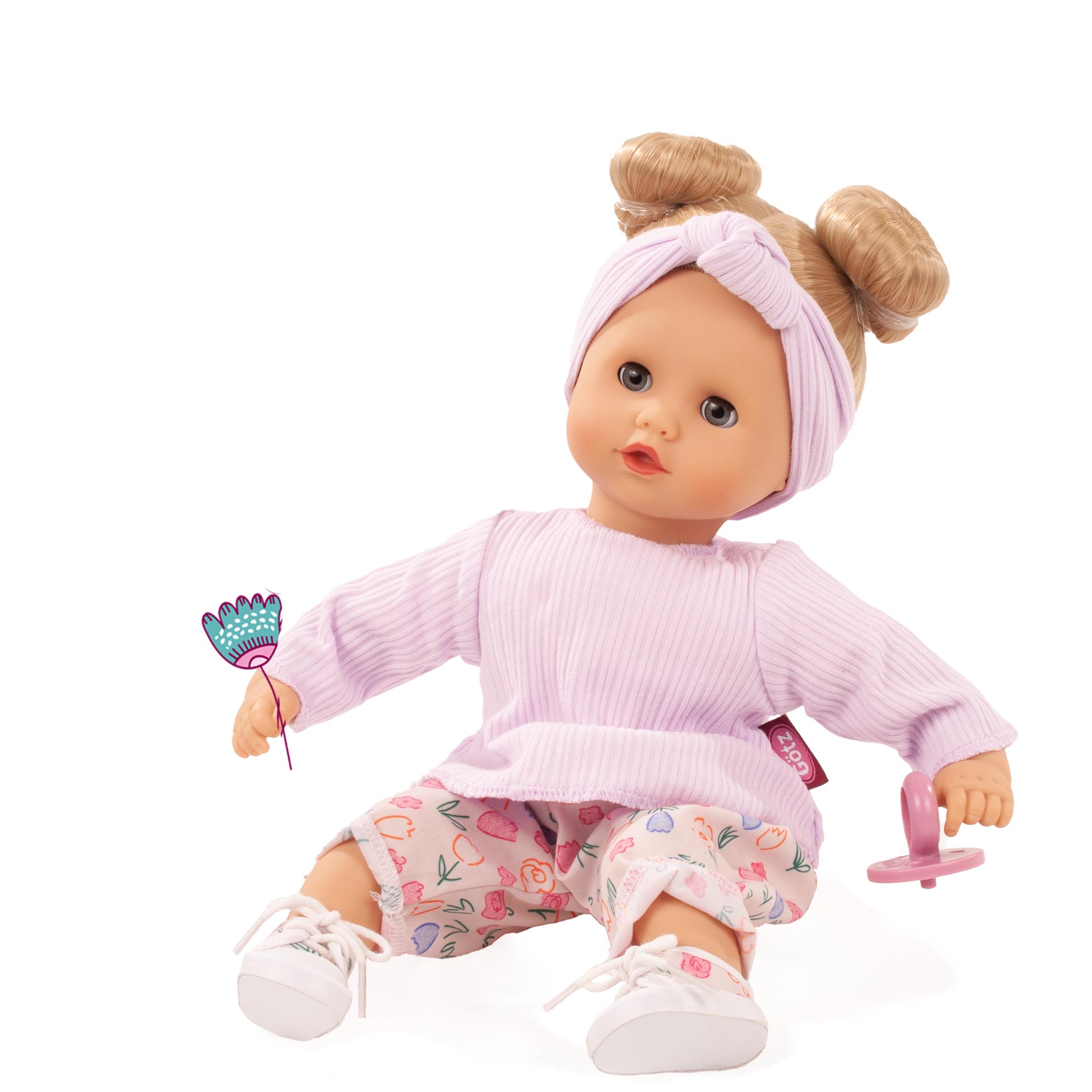 2320955-muffin-bliblablume-babypuppe-goetz muffin-bliblablume-babypuppe-goetz-schnuller-schlafaugen-weichkoerper