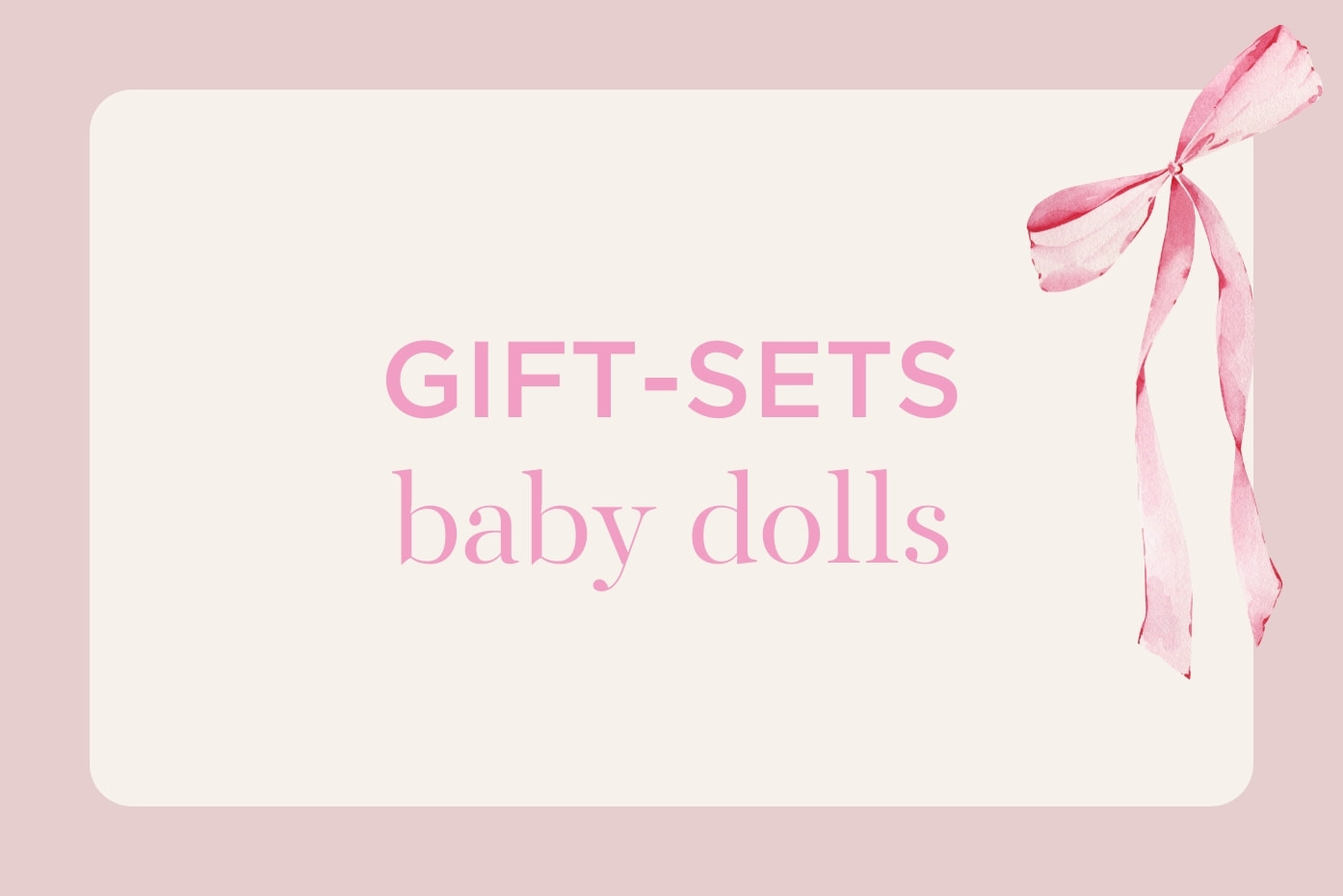 lettering gift sets baby dolls