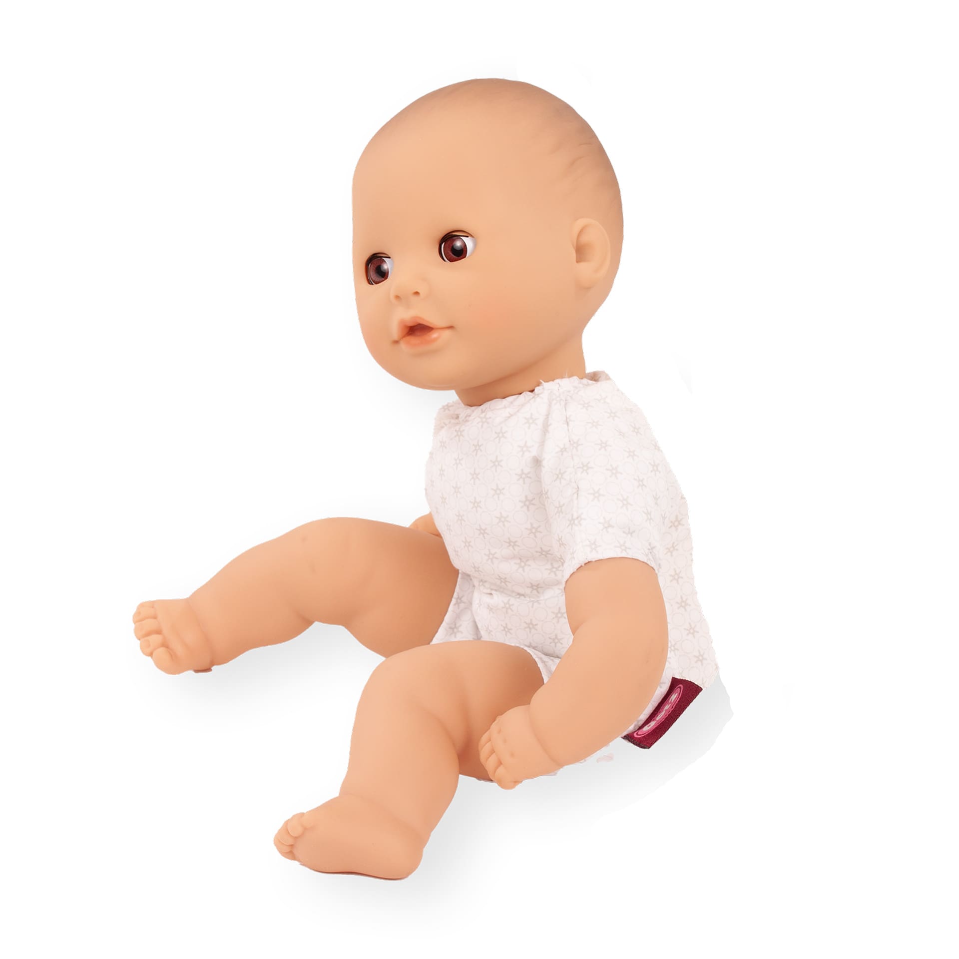 2416070-cosy-aquini-to-dress-babypuppe-badepuppe-goetz cosy-aquini-to-dress-babypuppe-badepuppe-goetz-muetze-schlafaugen-braune-augen
