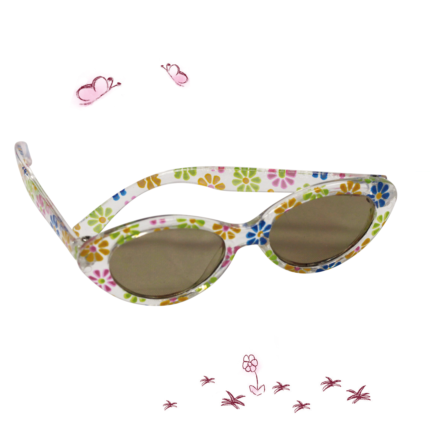 Sonnenbrille Blume