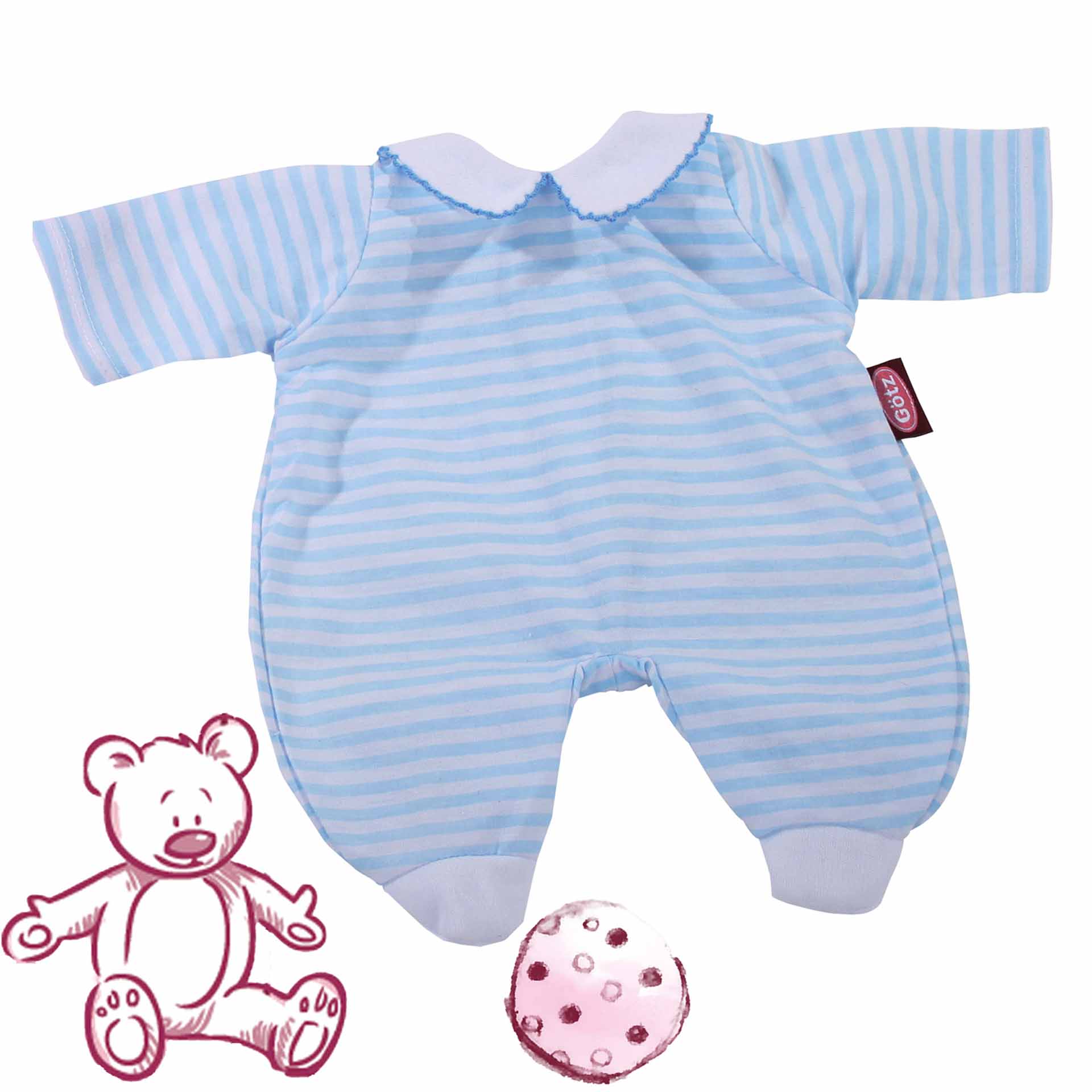 3402497-strampler-blau-gestreift-puppenkleidung-goetz strampler-blau-gestreift-puppenkleidung-goetz