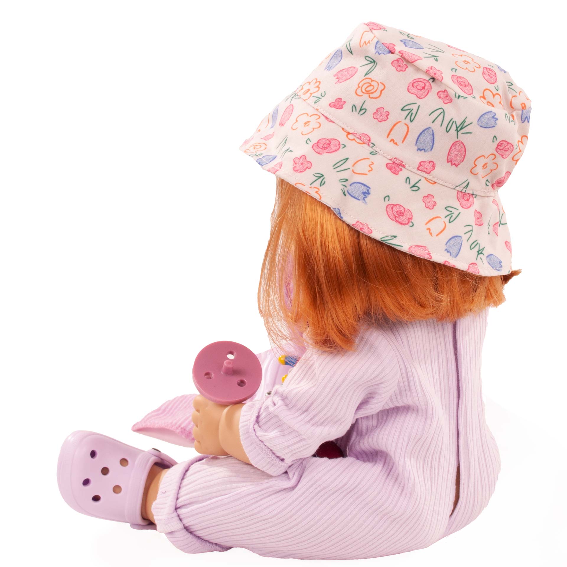 2318250-maxy-aquini-popsicle-badepuppe-goetz maxy-aquini-bliblablume-babypuppe-schlafaugen-rothaarig-goetz-rothaarig-schlafaugen-brauaeugig-anzug-hut-dollocs-schuhe