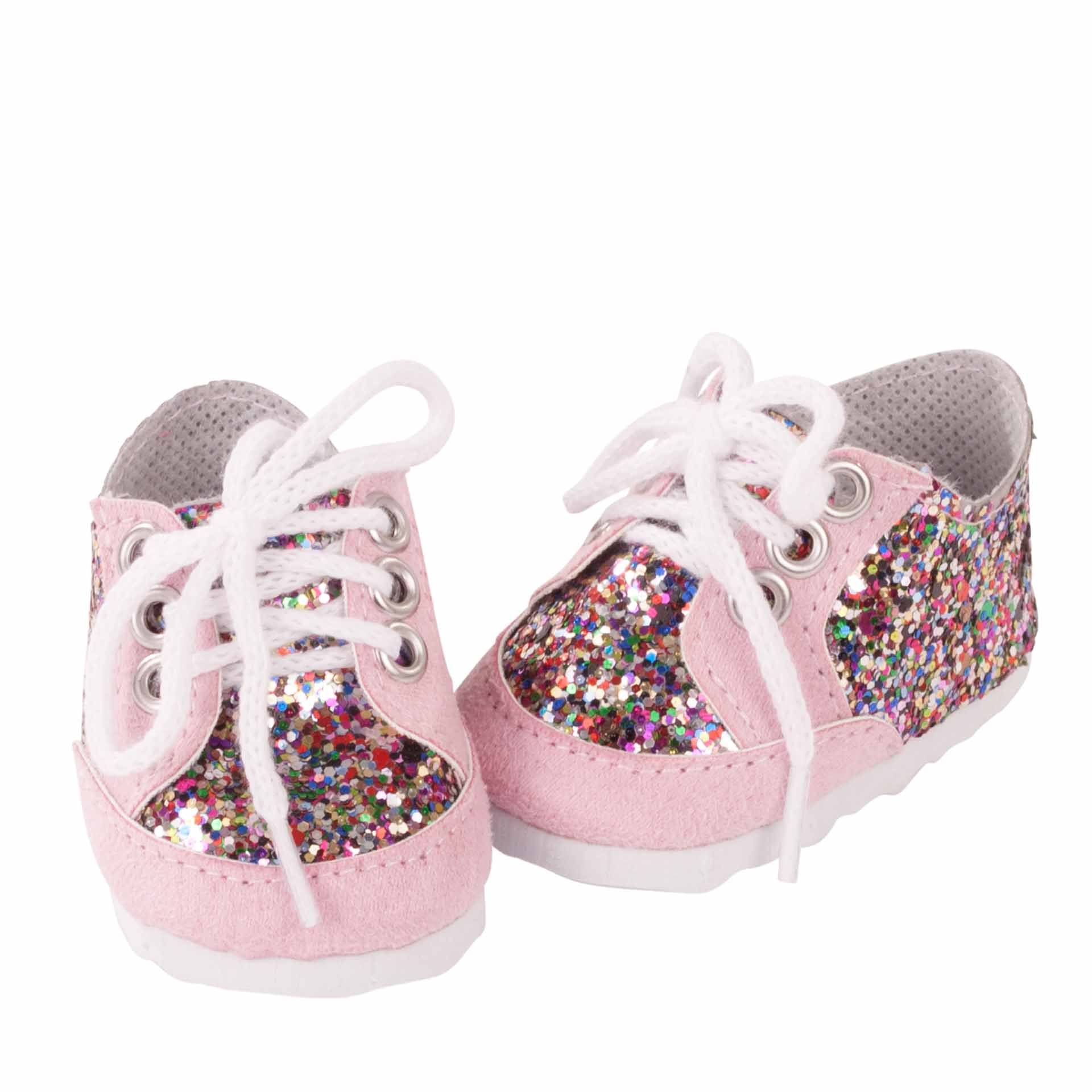 1690398-jessica-summertime-precious-day-stehpuppe-goetz-schuhe jessica-summertime-precious-day-stehpuppe-goetz-schuhe-glitzerschuhe-sneakers-turnschuhe-nahaufnahme