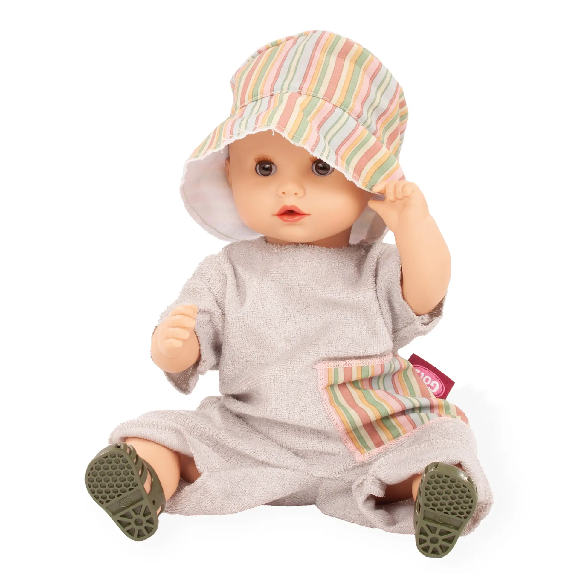 kombi-frottee-bekleidung-goetz-frotteeanzug-sommeranzug-sandalen-hut-gestreift