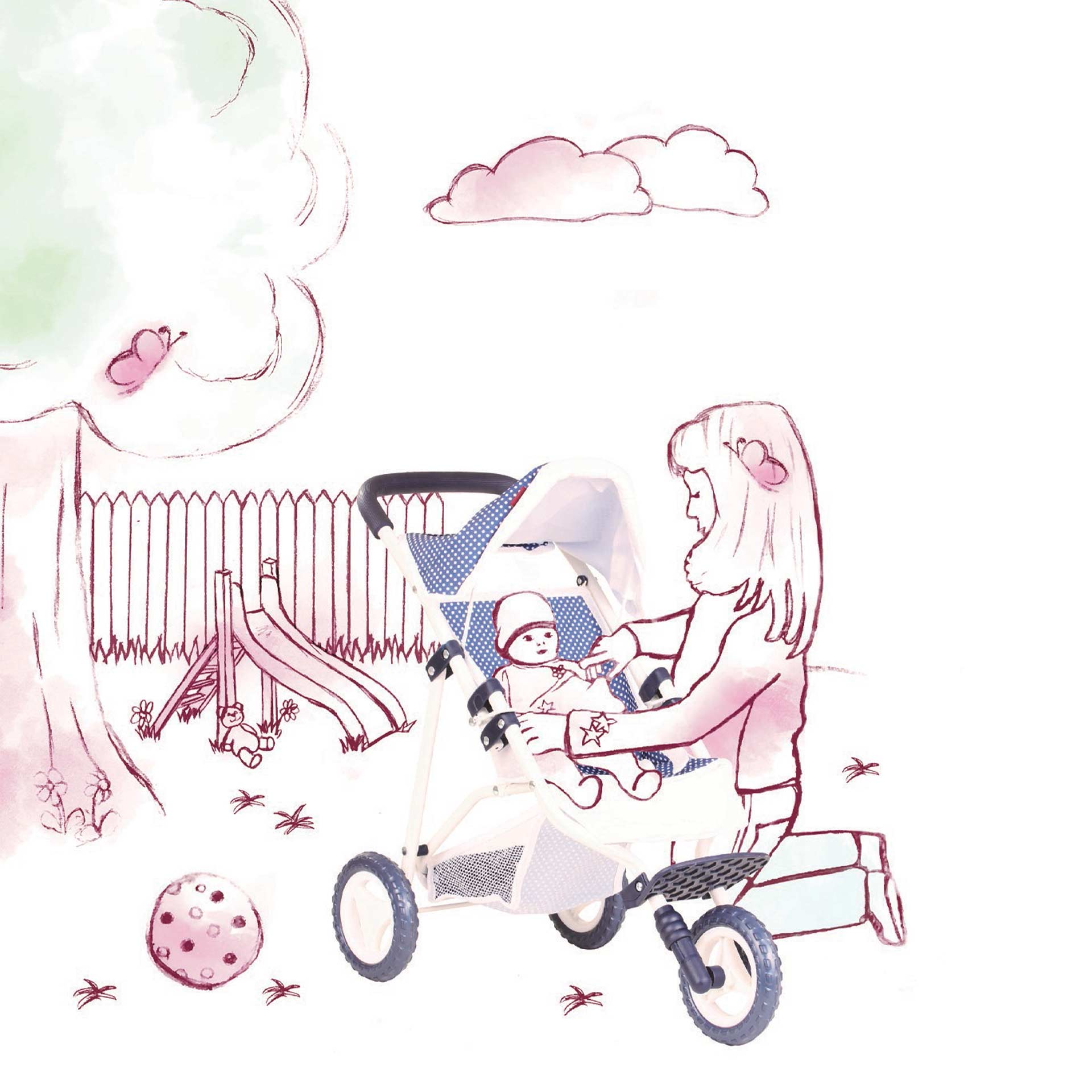 3402866-3-rad-puppen-buggy-spotty-blue-puppenbuggy-goetz 3-rad-puppen-buggy-spotty-blue-puppenbuggy-goetz