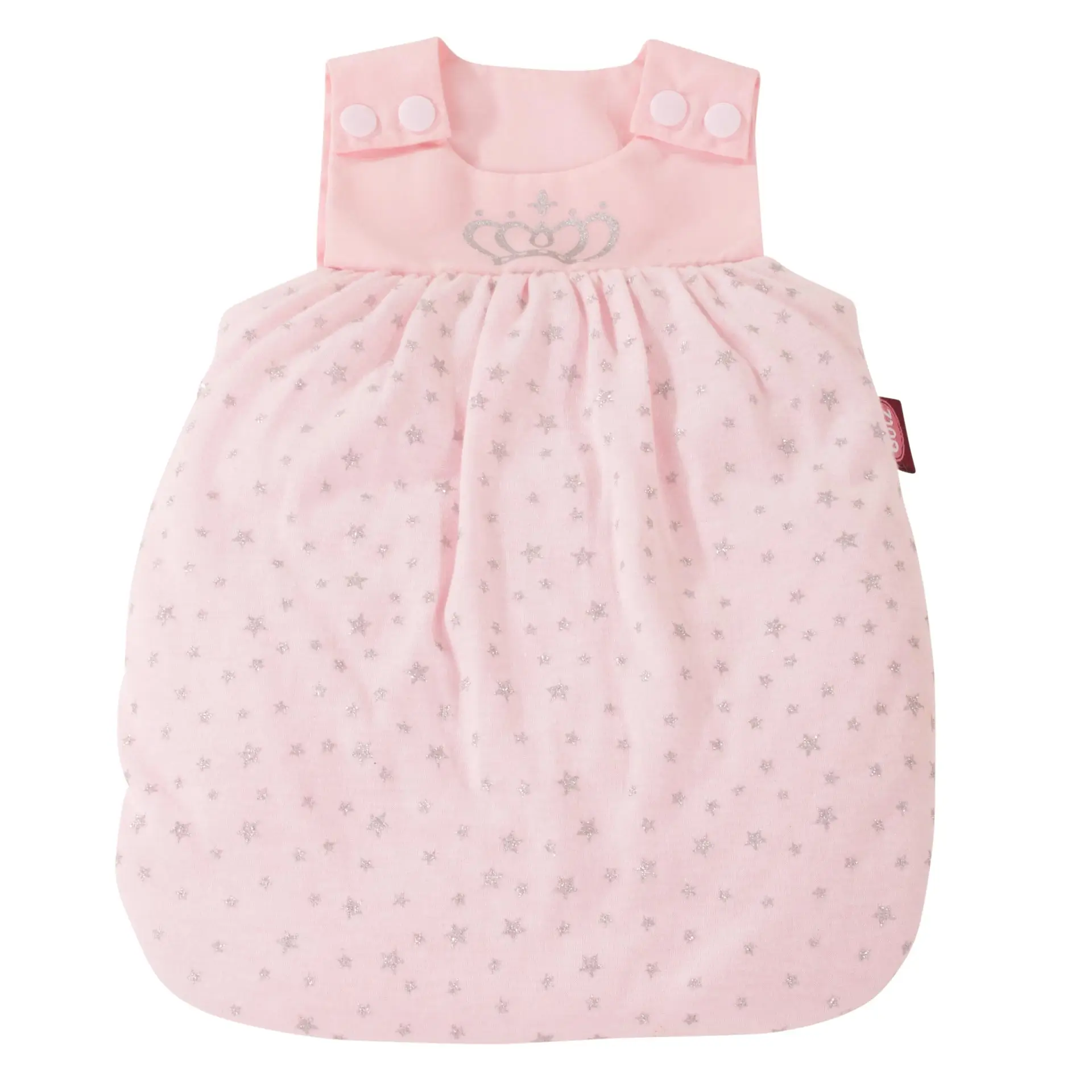 Rosa Schlafsack mit Glitzersternchen fuer Puppen bis 42 cm von Goetz