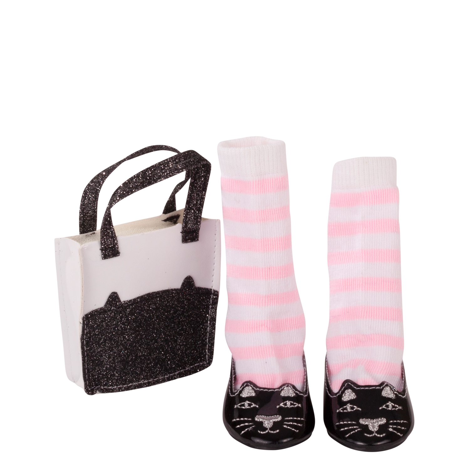 3403053-set-catbox-zuebhoer-goetz set-catbox-zuebhoer-goetz-overknees-tasche-ballerinas