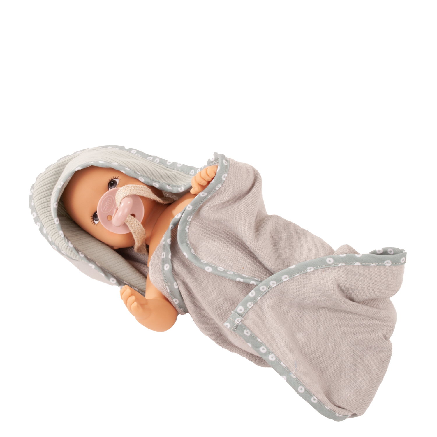 2253045-aquini-girl-avocado-babypuppe-badetuch-schnuller-goetz