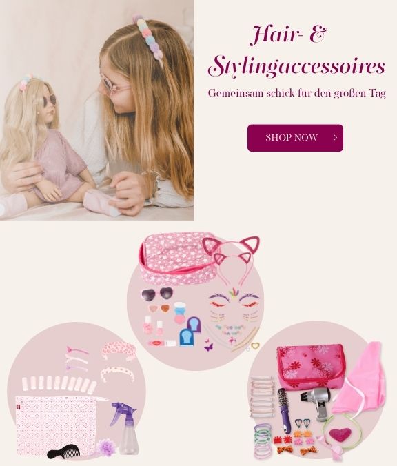 Geschenke fuer den Schulbeginn und die Zuckertuete, wie Stylingzuebehoer und Haaraccessoires  von Goetz
